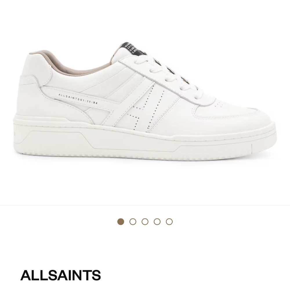 ALLSAINTS
White Vix Low-Top Sneakers